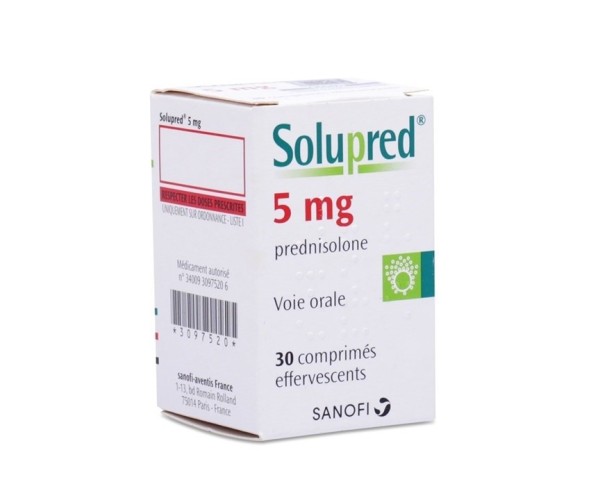 Thuốc kháng viêm Solupred 5mg (30 viên/lọ)